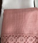 Ensemble 4 nappes et surnappes brodées