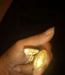 Boite, pelulier vintage en or jaune 