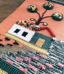 TENTURE MURALE EN LAINE "JOLIE MAISON"