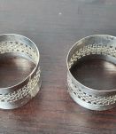 Paire de ronds de serviette