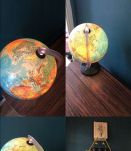 Mappemonde lumineuse Technodidattica. Vintage, années 80/90