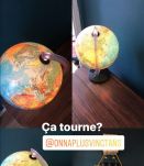 Mappemonde lumineuse Technodidattica. Vintage, années 80/90