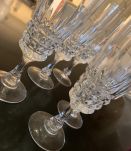 Flûtes à champagne en cristal 
