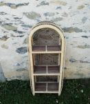 Etagère osier/rotin vintage
