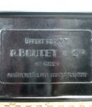 Boite coffret Art Déco /Bakélite /Décor d'antilopes /R Boute