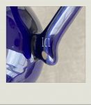 Pichet Émile Henry, bleu azur brillant