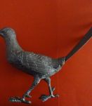 COUPLE D'OISEAUX EN ZING 