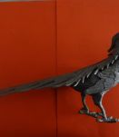 COUPLE D'OISEAUX EN ZING 