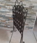 Porte-revue fer forgé pliable