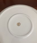 Plat  à tarte Orchies Moulins des Loups décor papillons