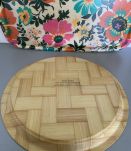 Plateau bambou Florida  vintage 