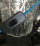 Vase verre moulé italien 70’’