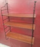 ETAGERE scandinave 1940 a 50 tomado, acier  et  3 plateaux 6