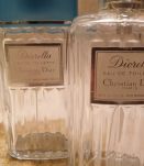 Lot 2 bouteilles parfum vides années 80 Diorella état parfai