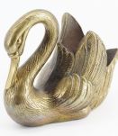 Vide poche cygne en laiton