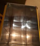 petite glacière en tole style  années  50s a 70    ,h31x24x3