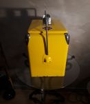 petite glacière en tole style  années  50s a 70    ,h31x24x3