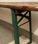  Banc pliant de Brasserie vintage