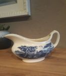 Sauciere porcelaine anglaise staffordshire