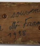 Fox-terrier cendrier années 1930