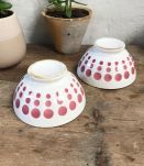 Paire de bols vintage 