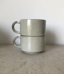 deux grandes tasses - en  grés 