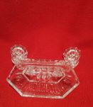 Bougeoir en verre 
