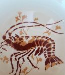 Superbe plat creux "Faïencerie Nouvelle de Provence Aubagne 