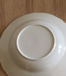 Assiettes creuses anciennes à fleurs