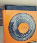 Balance vintage orange Terraillon grand plateau