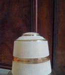 Jolie suspension en verre granité - Années 50