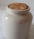 Lot 3 pots moutarde grès émaillé 