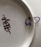 Ancienne assiette Sarreguemines Maréchal Canrobert