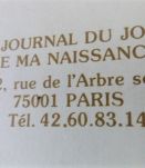JOURNAL de mon année de naissance 1972