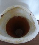 VASE année 50 couleur  Ivoire 