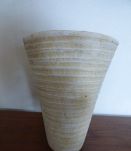 VASE année 50 couleur  Ivoire 