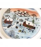 Assiette Villeroy et Boch signée Laplau vintage 