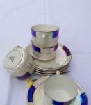 Lot 4 tasses et sous tasses anciennes Digoin