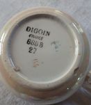 Lot 4 tasses et sous tasses anciennes Digoin