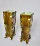  Paire de vases fleuris