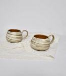  2 mugs  céramique-argile