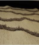 Tapis  fait main en laine couleur beige