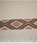 Tapis kilim fait main en soie couleur beige