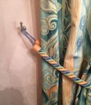 Lots de 3 tringles à rideaux  en laiton