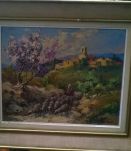 Tableau de Fortuné Car "scène pastorale" 