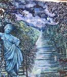 Toile décorative peinte