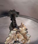 bougeoir art nouveau bronze  1900  ,  24x13cm   typique de c