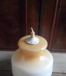 Suspension en opaline vintage 