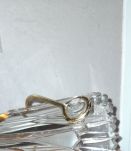 Seau à glaçon, verre et doré - style art deco