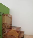 Serre-livres en marbre brèche d'Alep